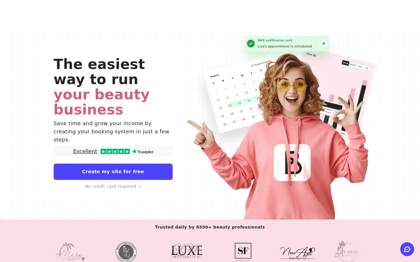 Screenshot of bookinbeautiful.com