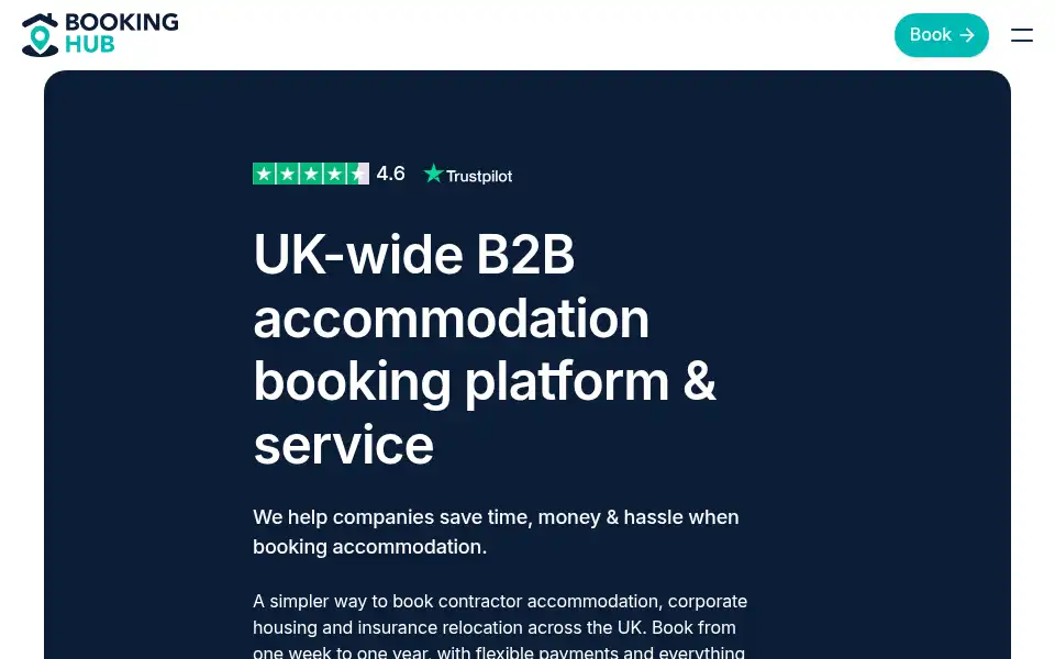 Screenshot of booking-hub.co.uk
