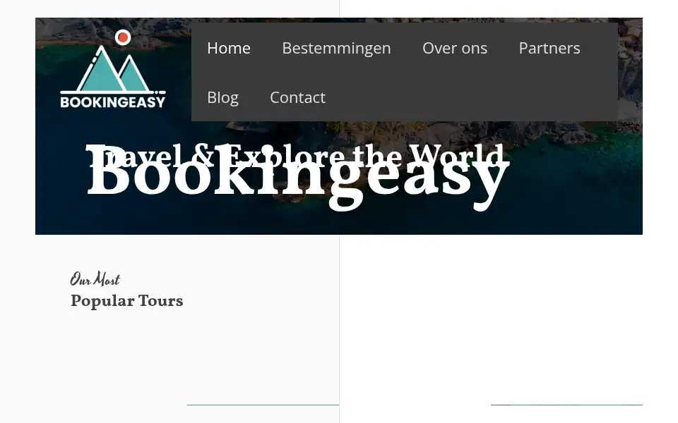 Screenshot of bookingeasy.nl