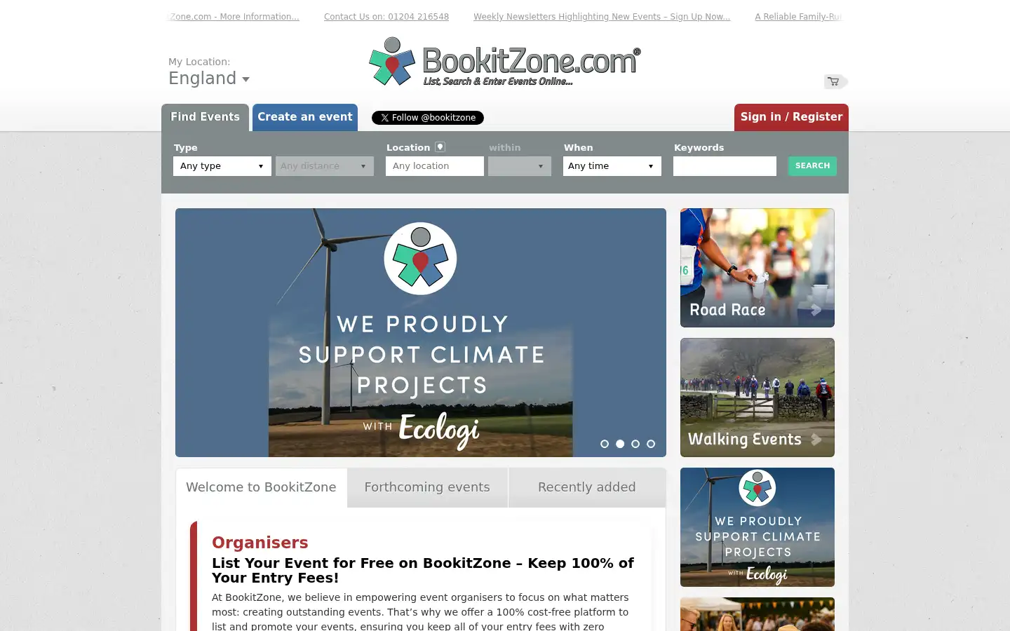 Screenshot of bookitzone.com