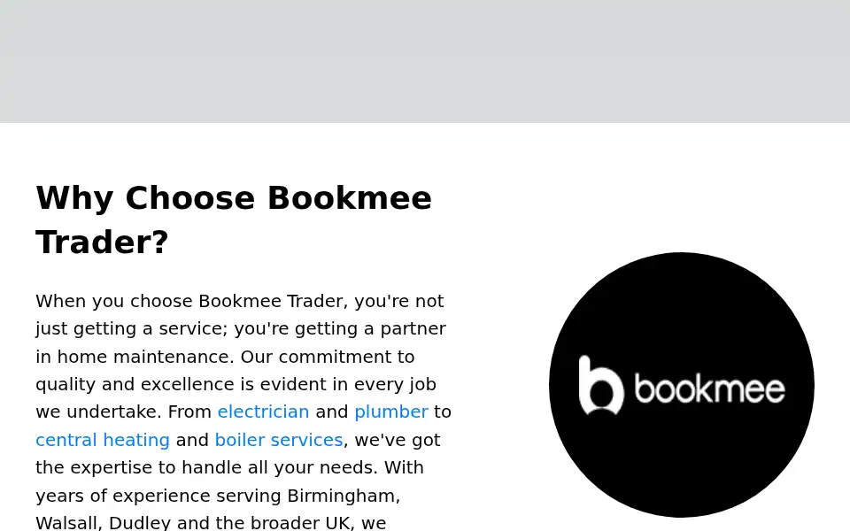 Screenshot of bookmeetrader.co.uk