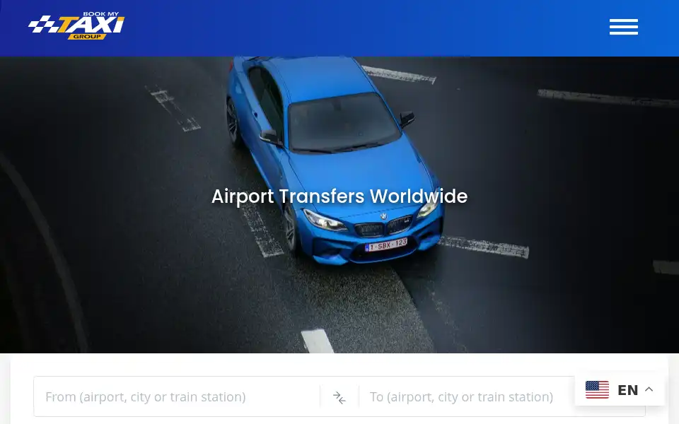 Screenshot of bookmytaxigroup.com