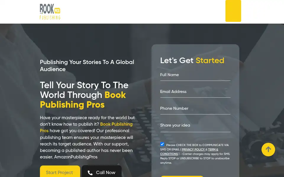 Screenshot of bookpublishingpros.co