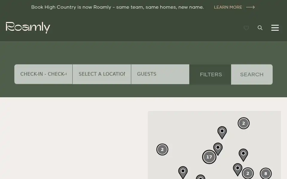 Screenshot of bookroamly.com.au