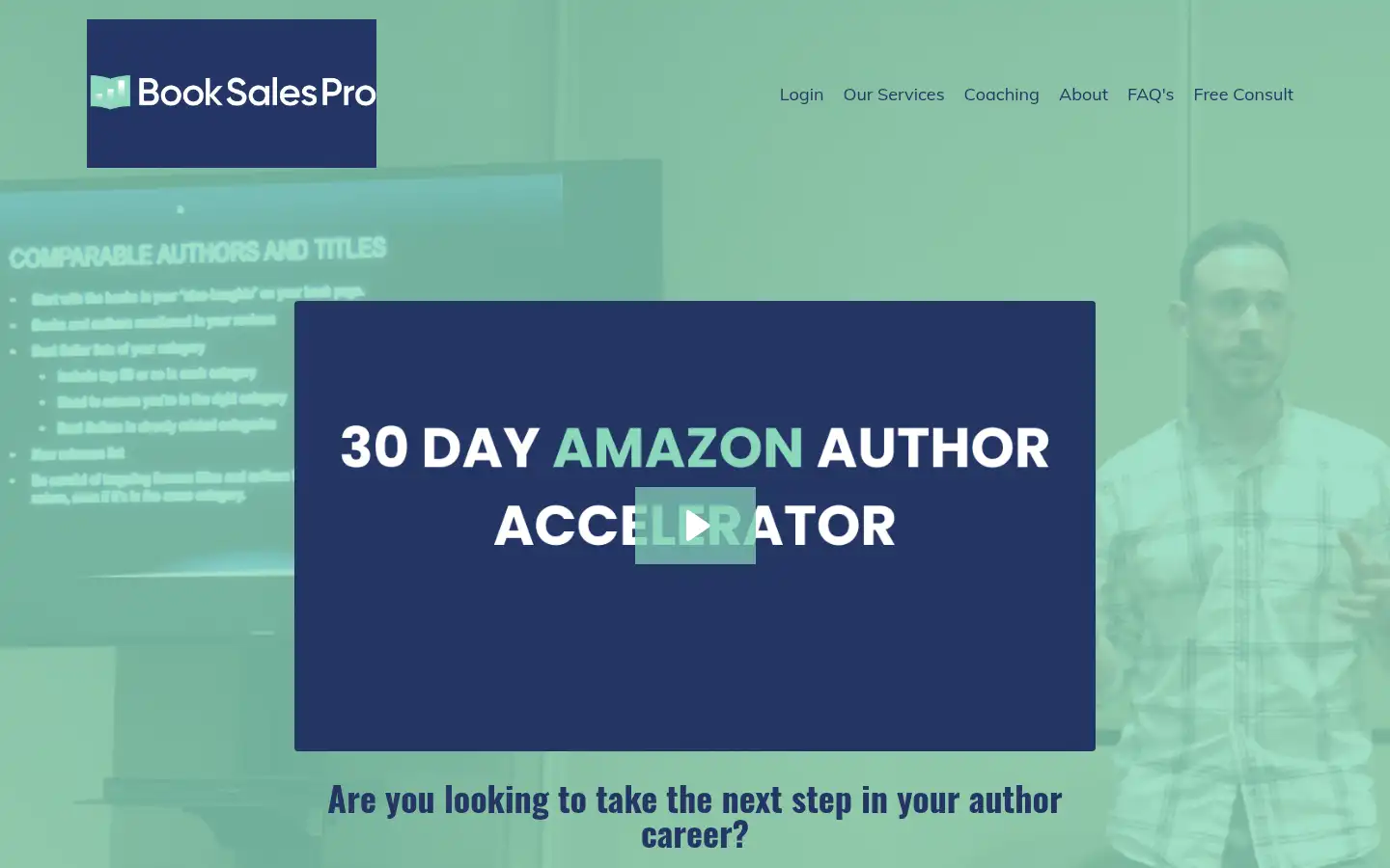 Screenshot of booksalespro.com