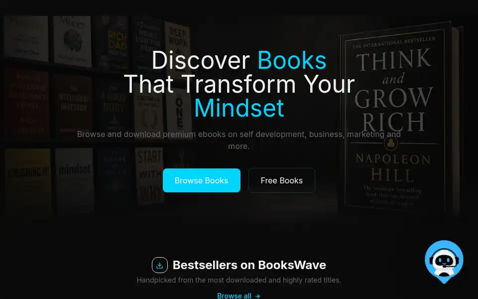 Screenshot of bookswave.shop