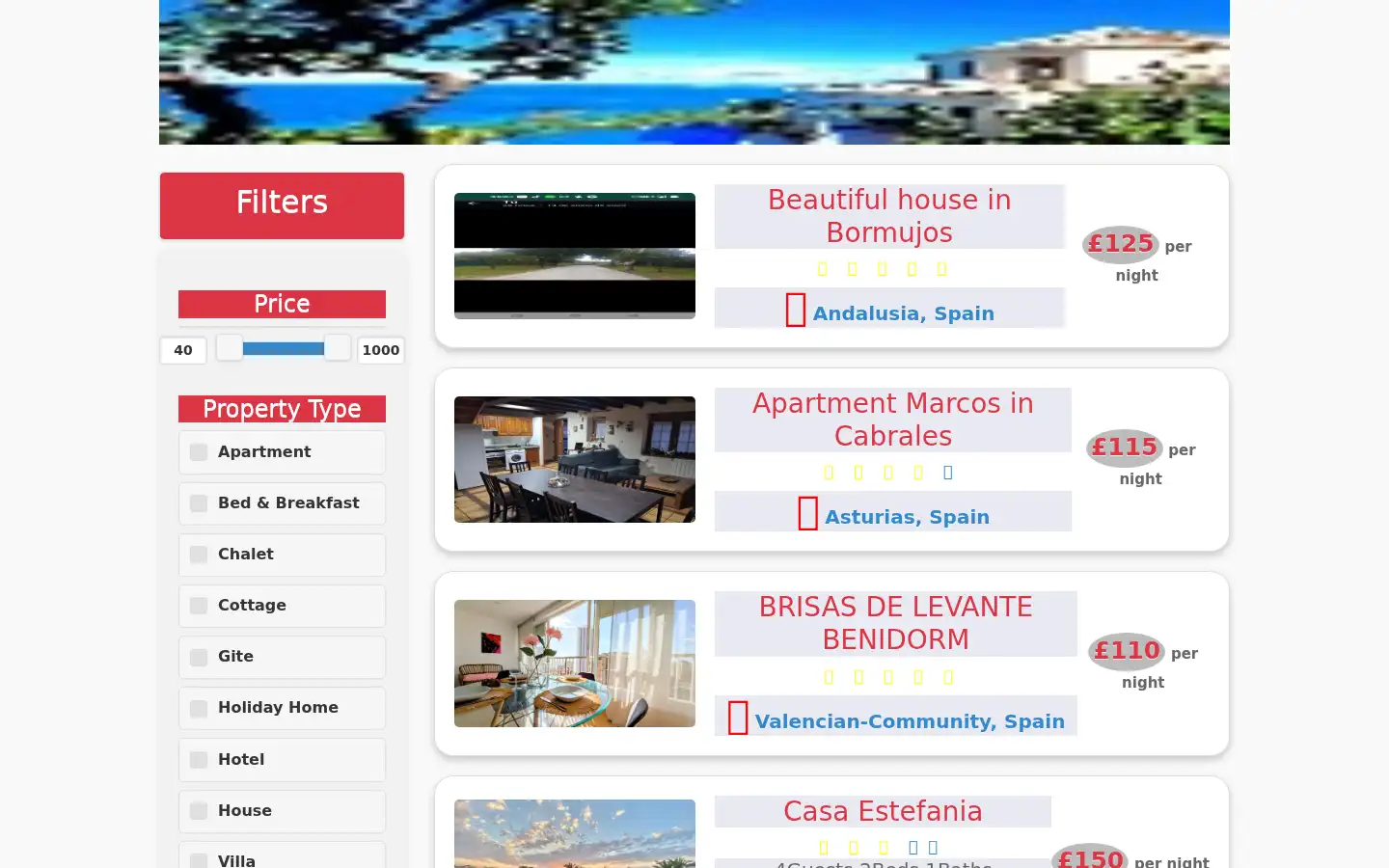 Screenshot of booktripo.com