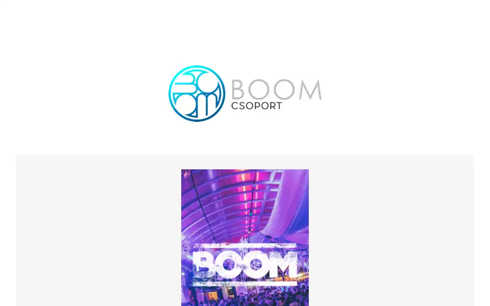 Screenshot of boomcsoport.hu