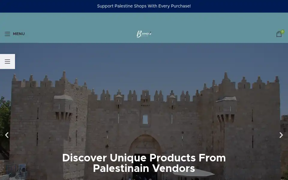 Screenshot of boomiesbazaar.com