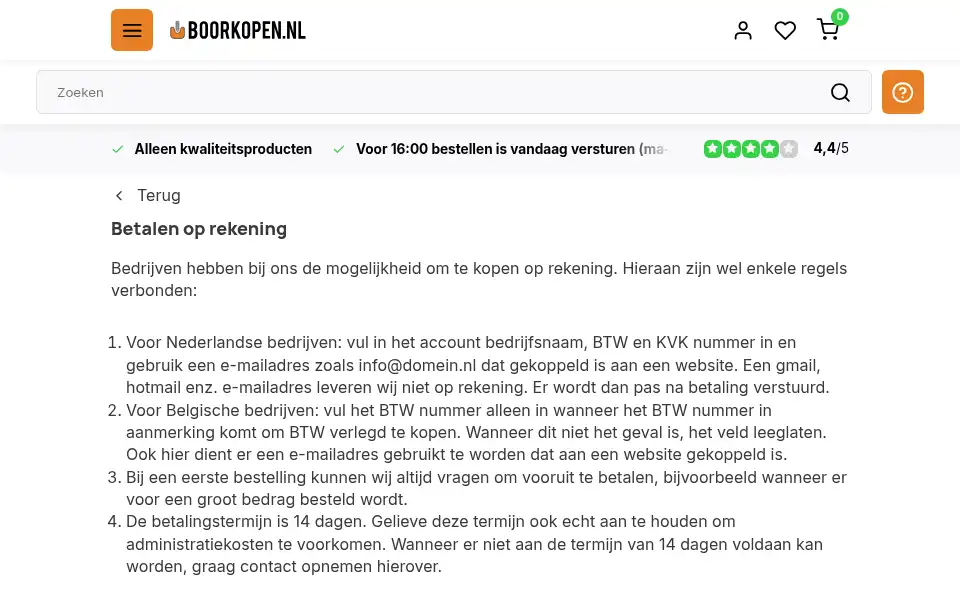 Screenshot of boorkopen.nl
