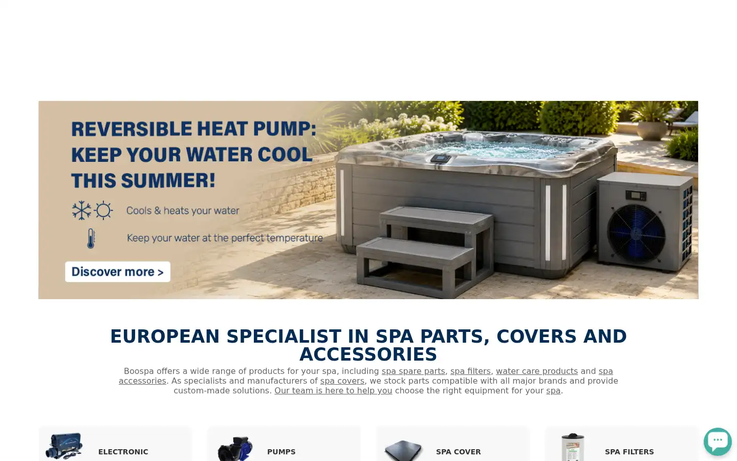 Screenshot of boospa.net