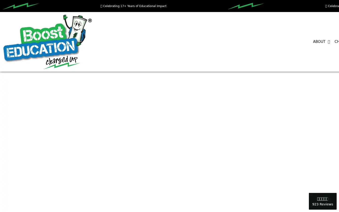 Screenshot of boosteducation.co.uk