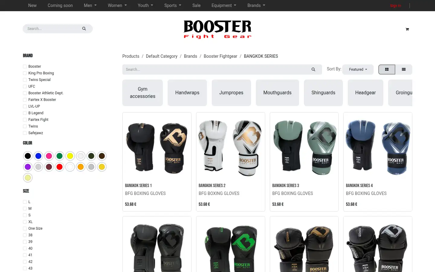 Screenshot of booster.be