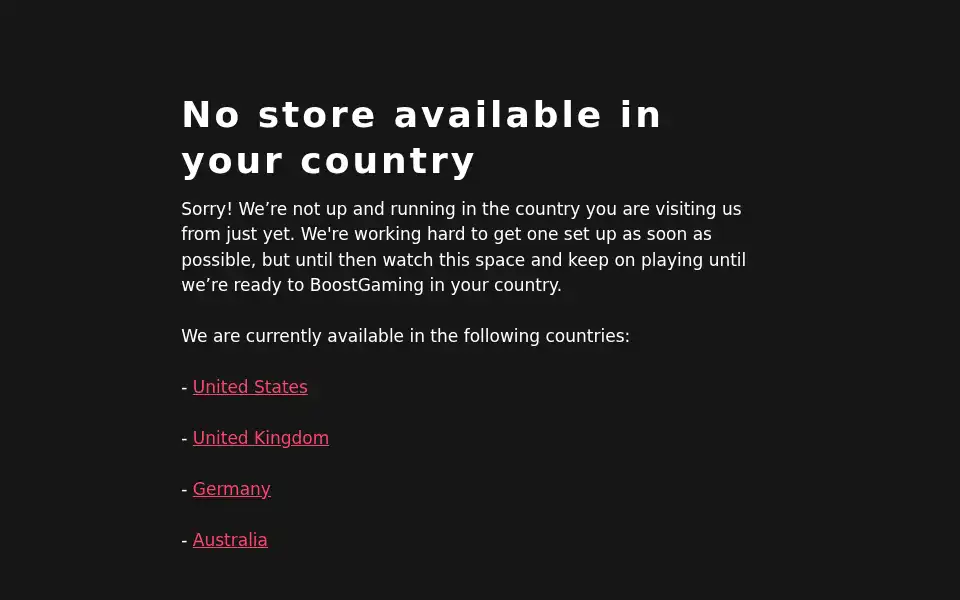 Screenshot of boostgaming.com