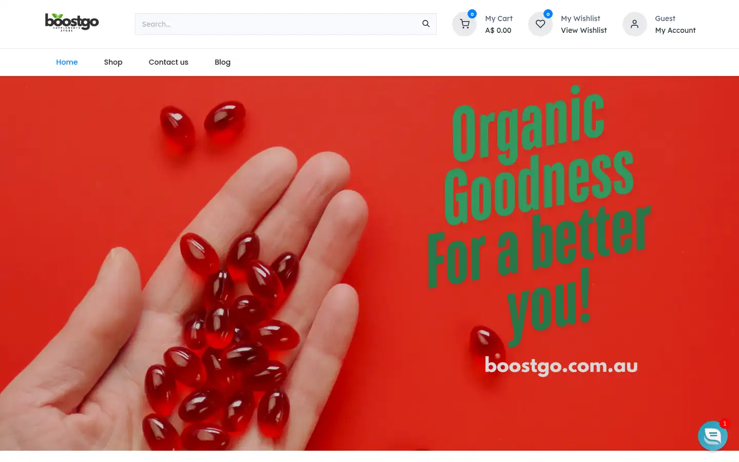 Screenshot of boostgo.com.au