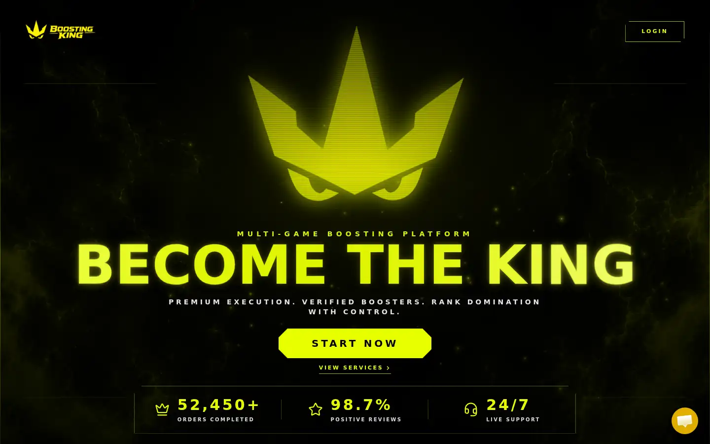 Screenshot of boostingking.com