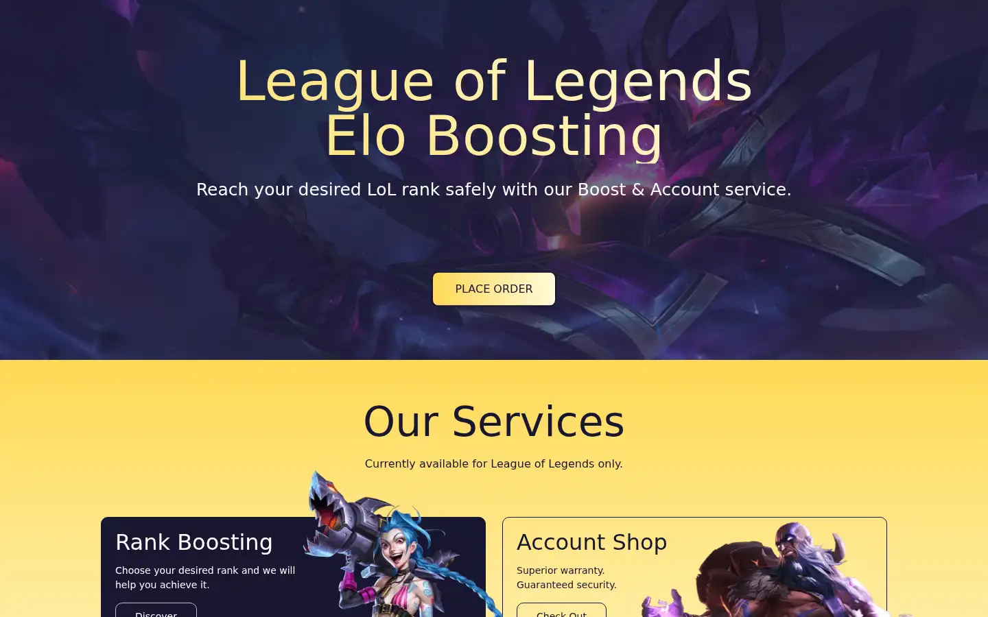 Screenshot of boostopia.gg