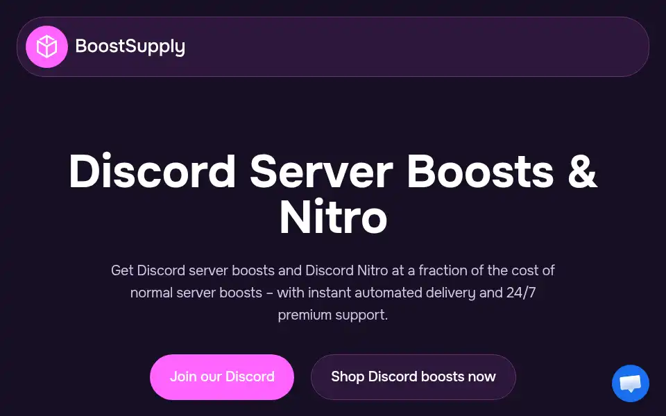Screenshot of boostsupply.cc
