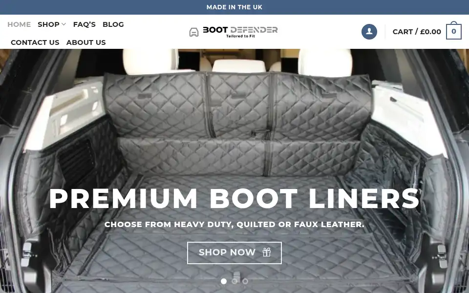 Screenshot of bootdefender.co.uk