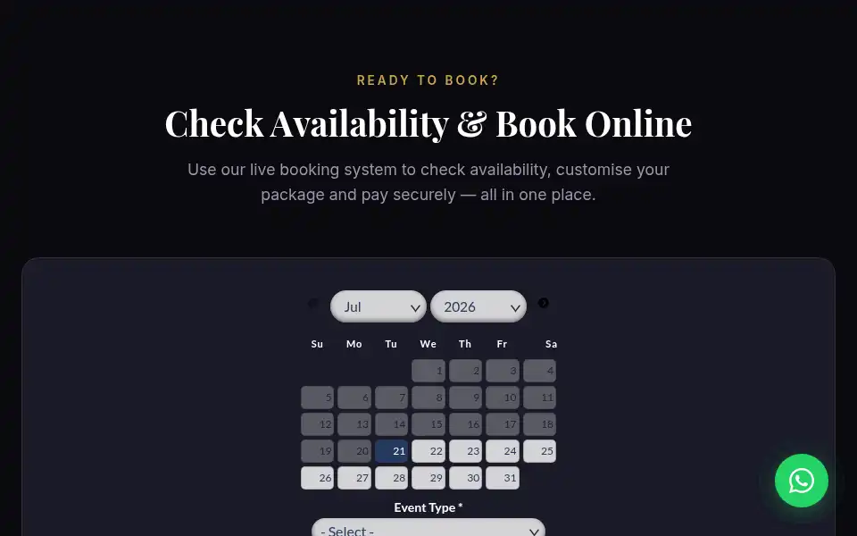 Screenshot of boothdrop.co.uk