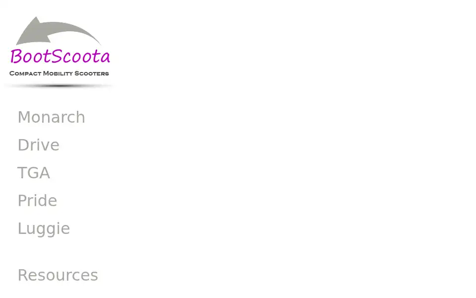 Screenshot of bootscoota.com