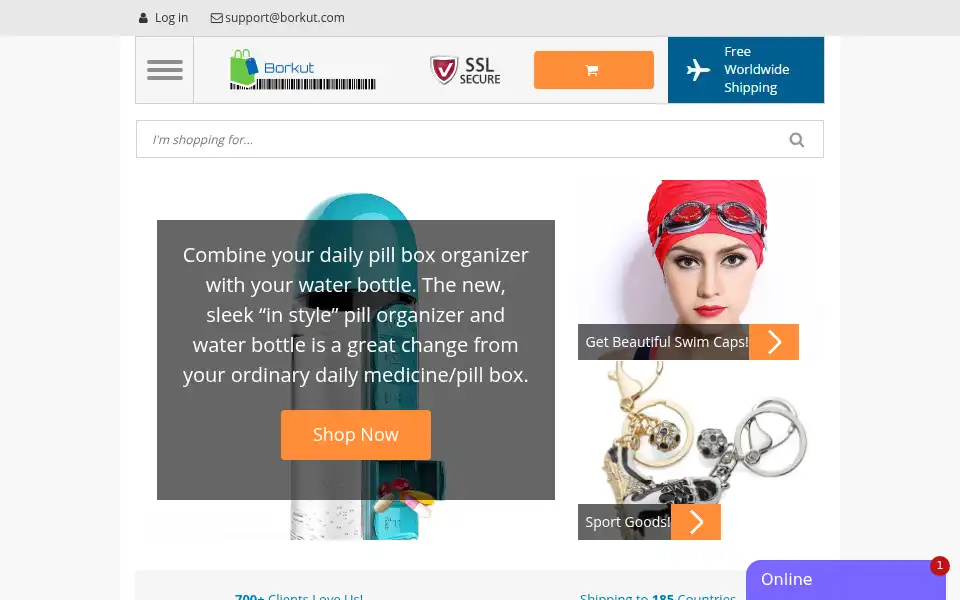 Screenshot of borkut.com