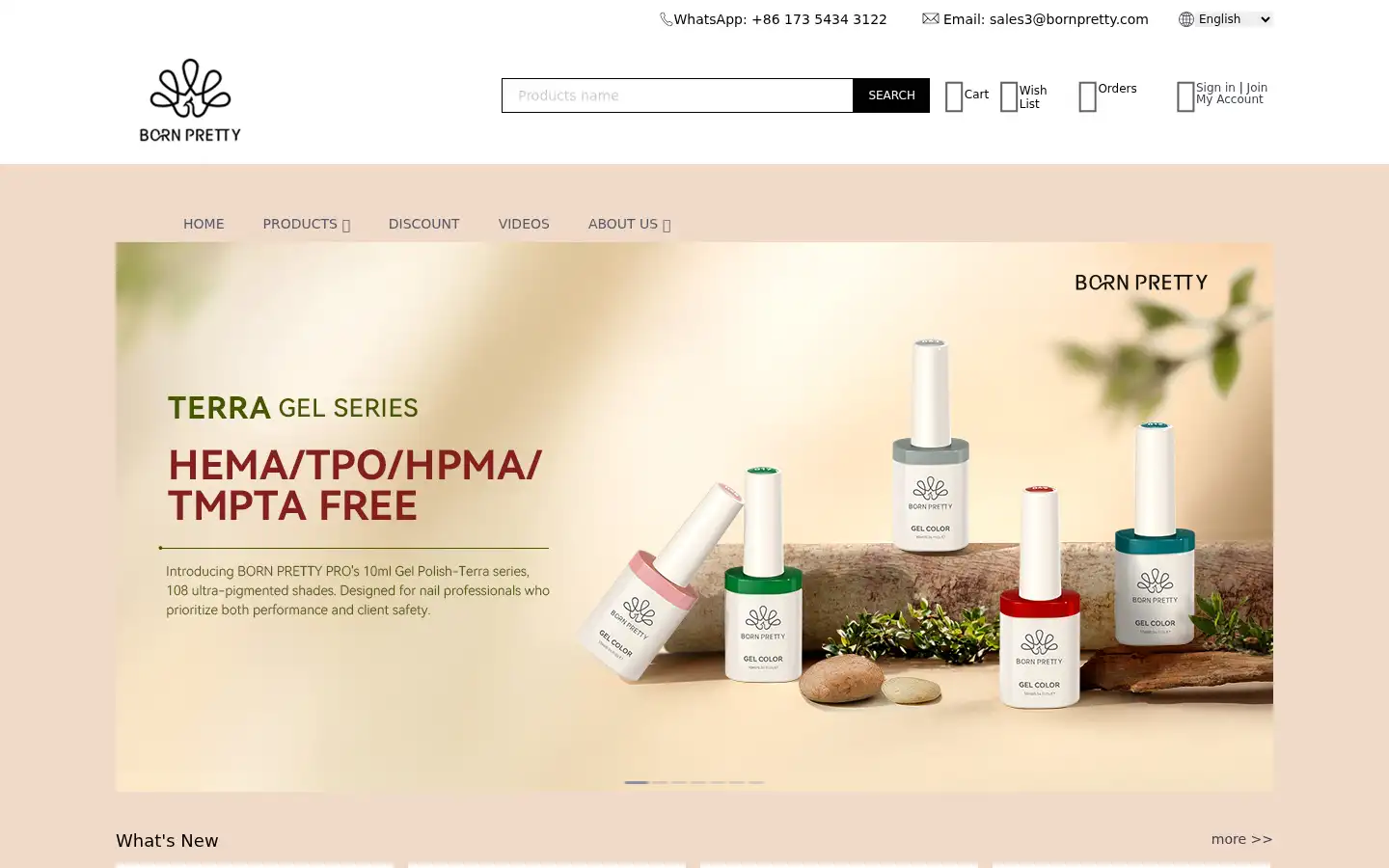 Screenshot of bornprettystore.com