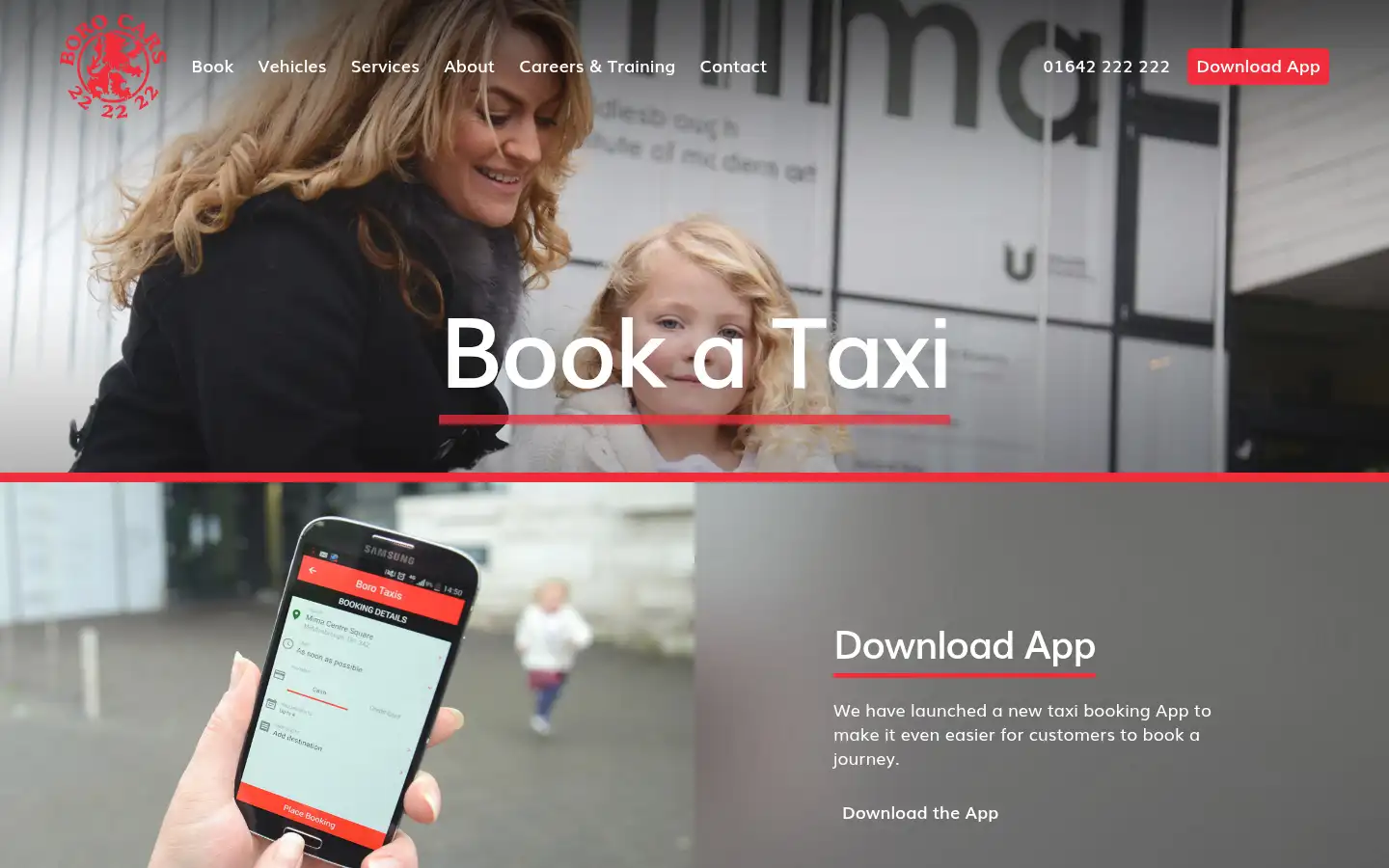 Screenshot of borotaxis.co.uk