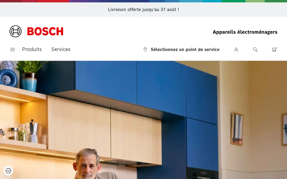 Screenshot of bosch-home.fr