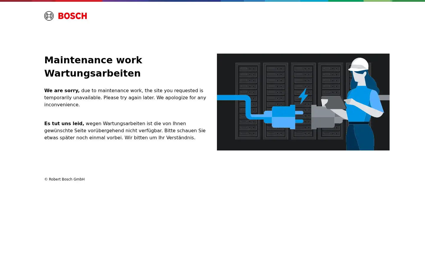 Screenshot of boschtoolservice.com