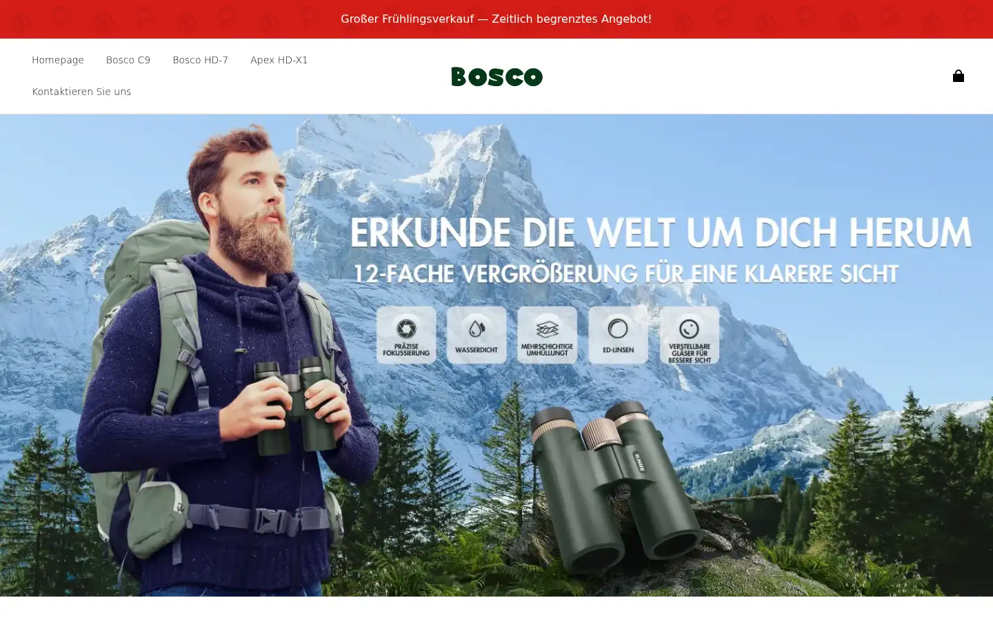 Screenshot of bosco-at.net