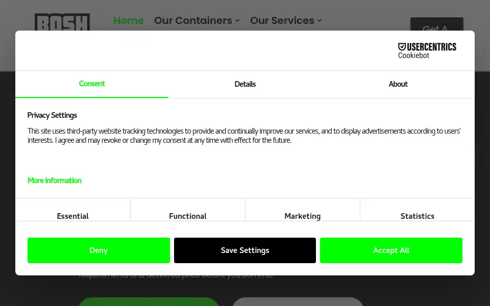 Screenshot of boshboxes.store