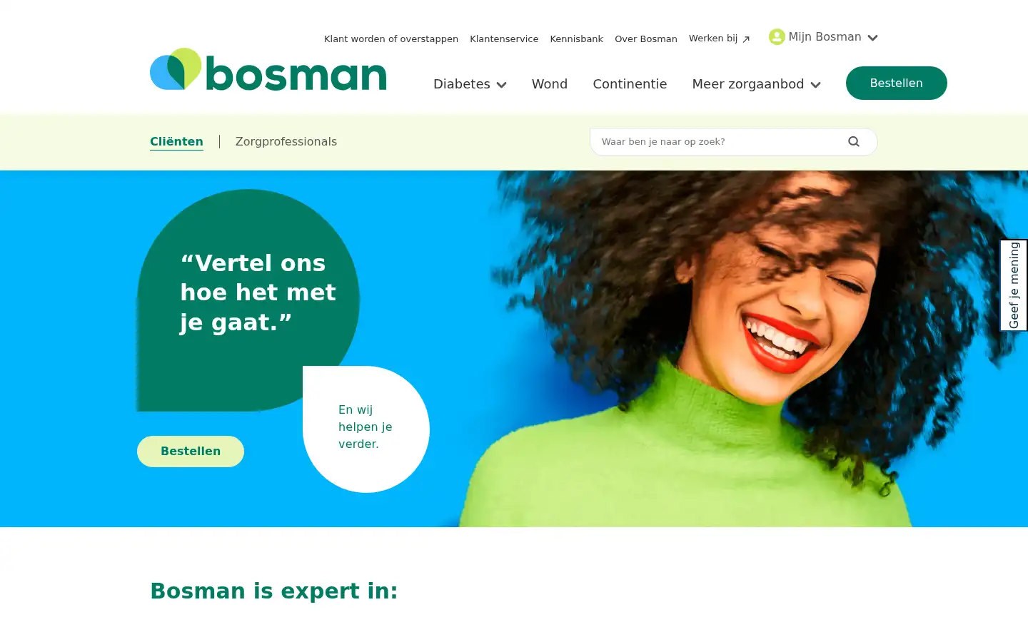 Screenshot of bosman.com