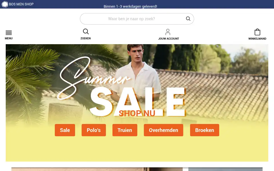 Screenshot of bosmenshop.nl