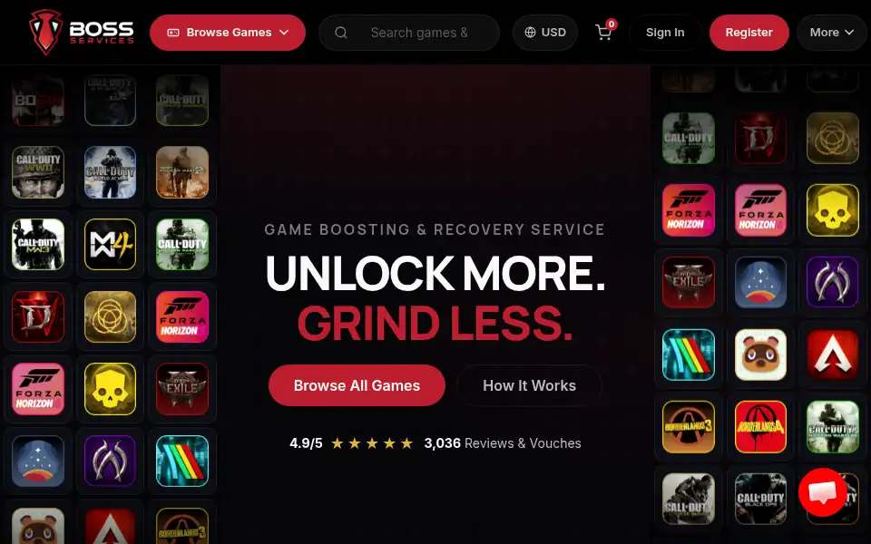 Screenshot of bosslobbies.com