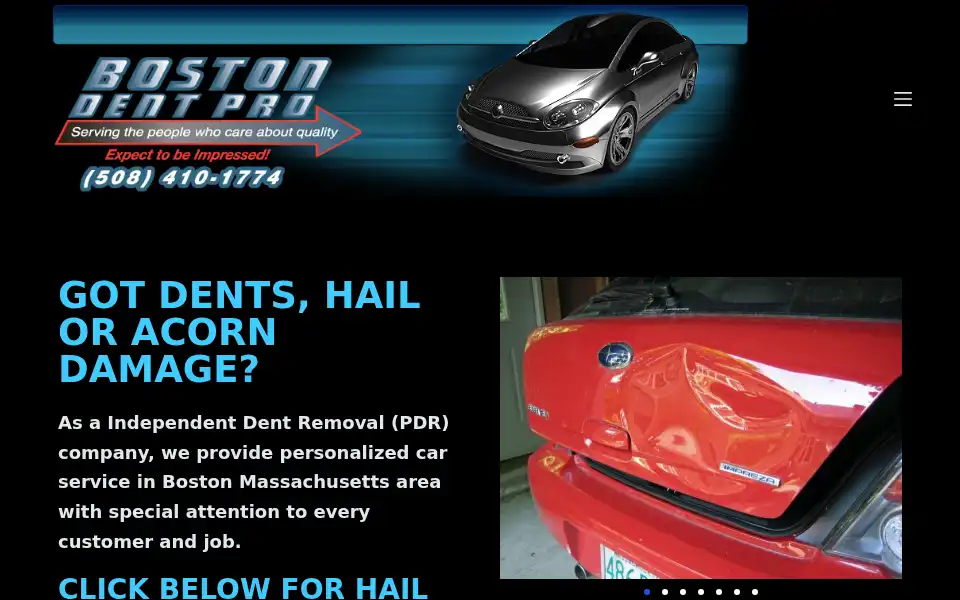 Screenshot of bostondentpro.com