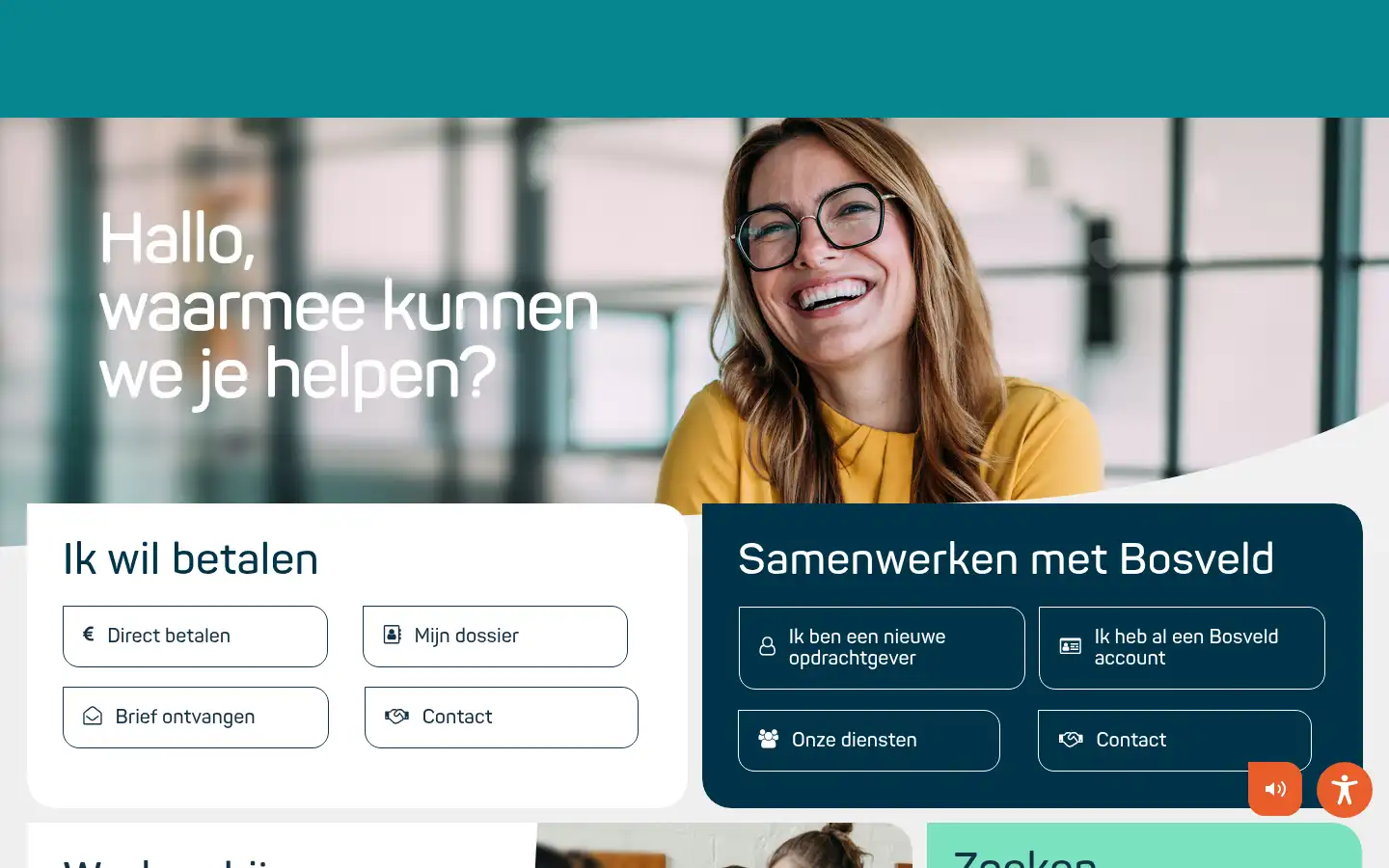 Screenshot of bosveld.nl