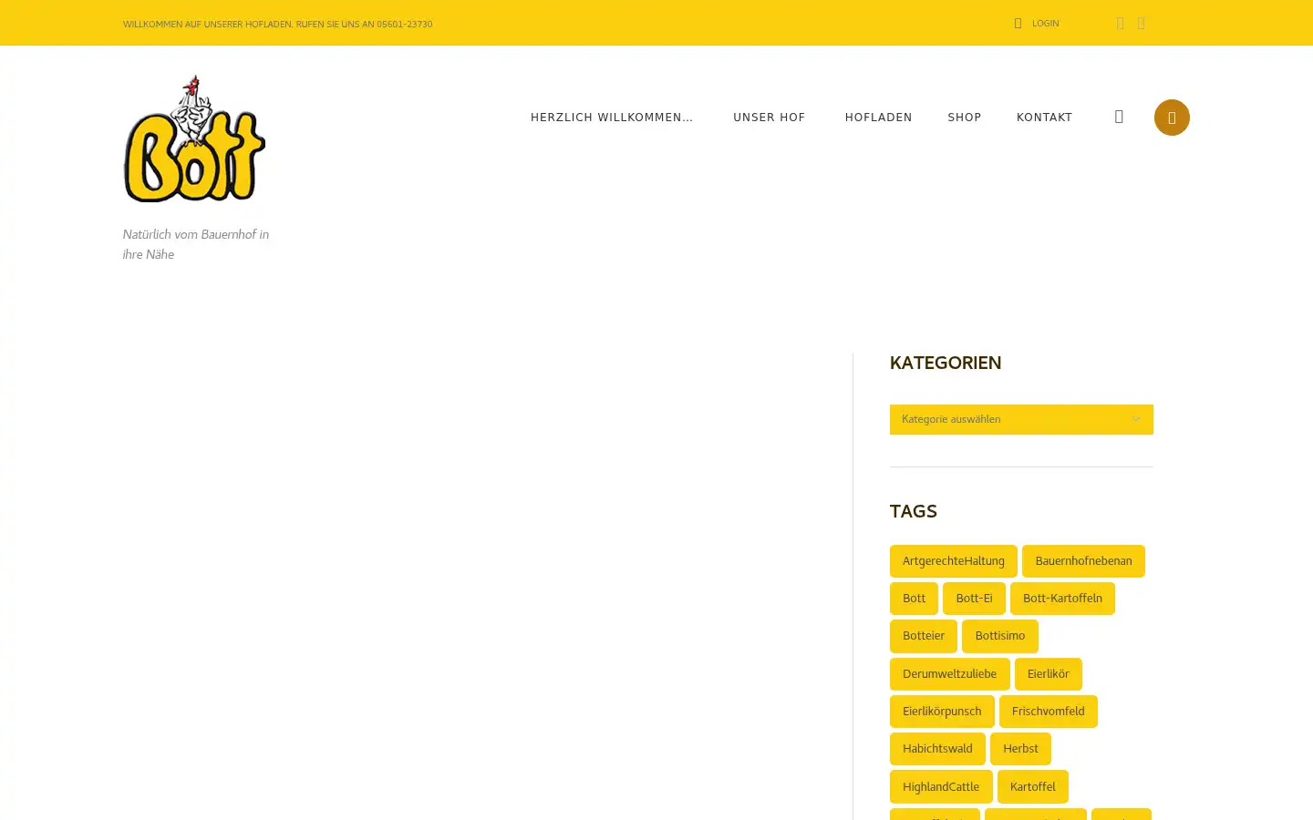 Screenshot of bott-eier.de