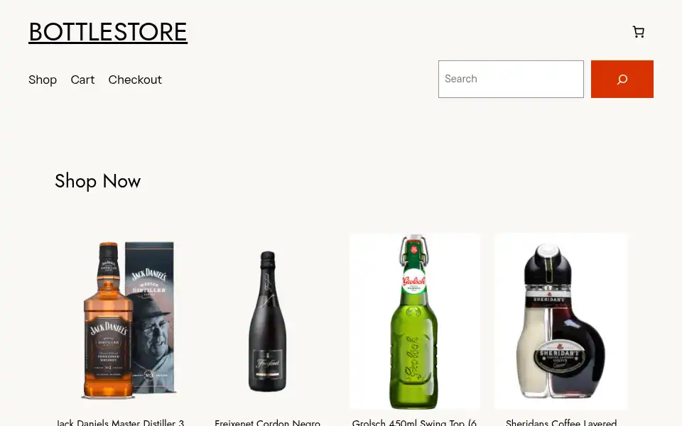 Screenshot of bottlestore.co.za