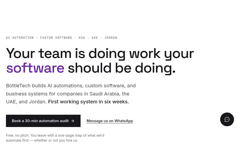 Screenshot of bottletech.net