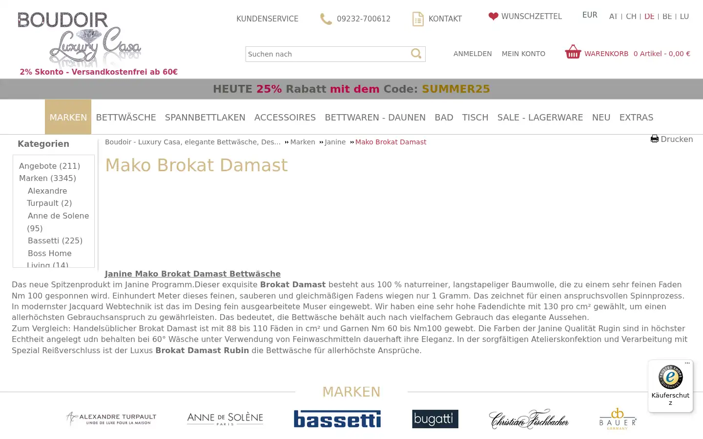 Screenshot of bou-doir.de