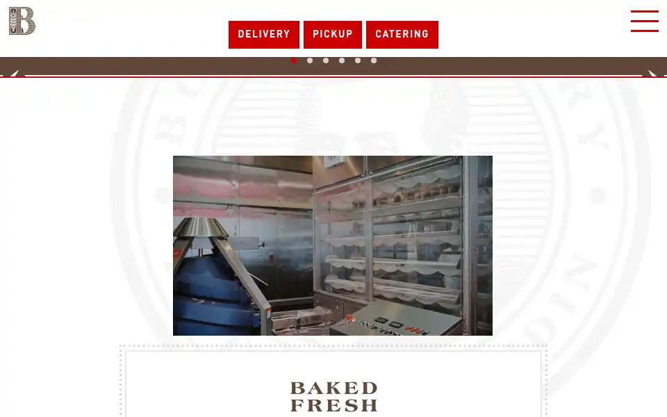Screenshot of boudinbakery.com