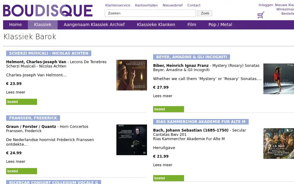 Screenshot of boudisque.nl
