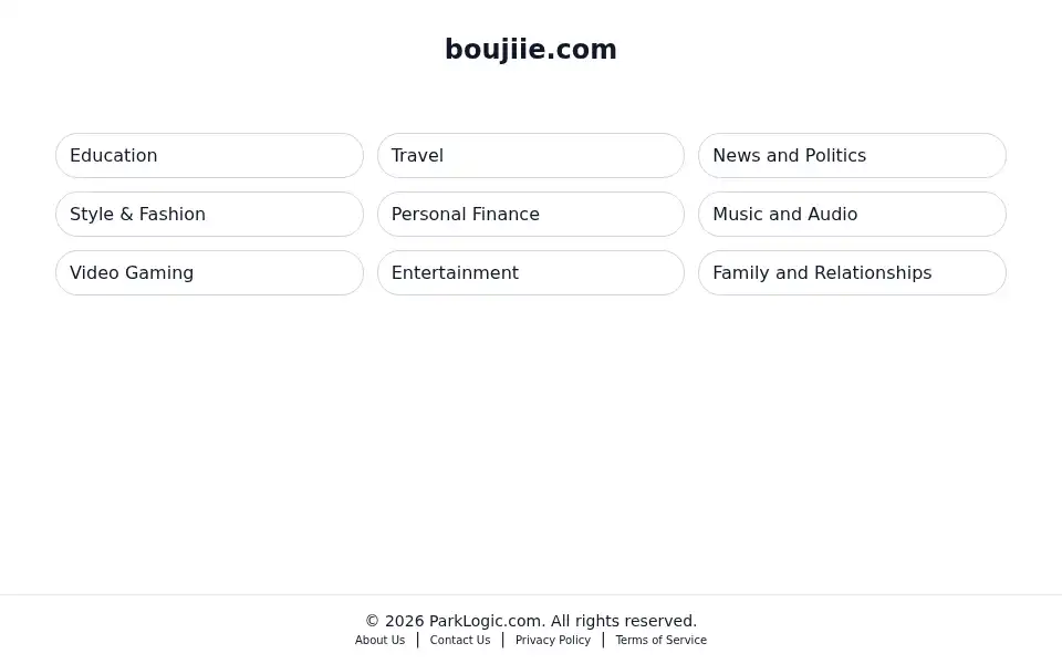 Screenshot of boujiie.com
