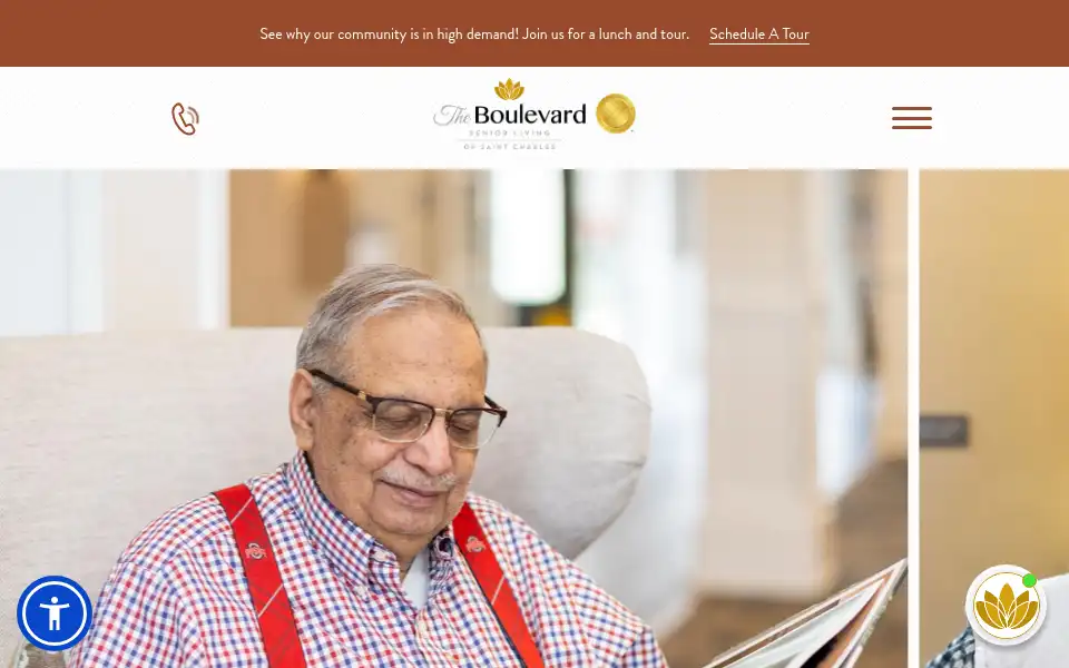 Screenshot of boulevardstcharles.com
