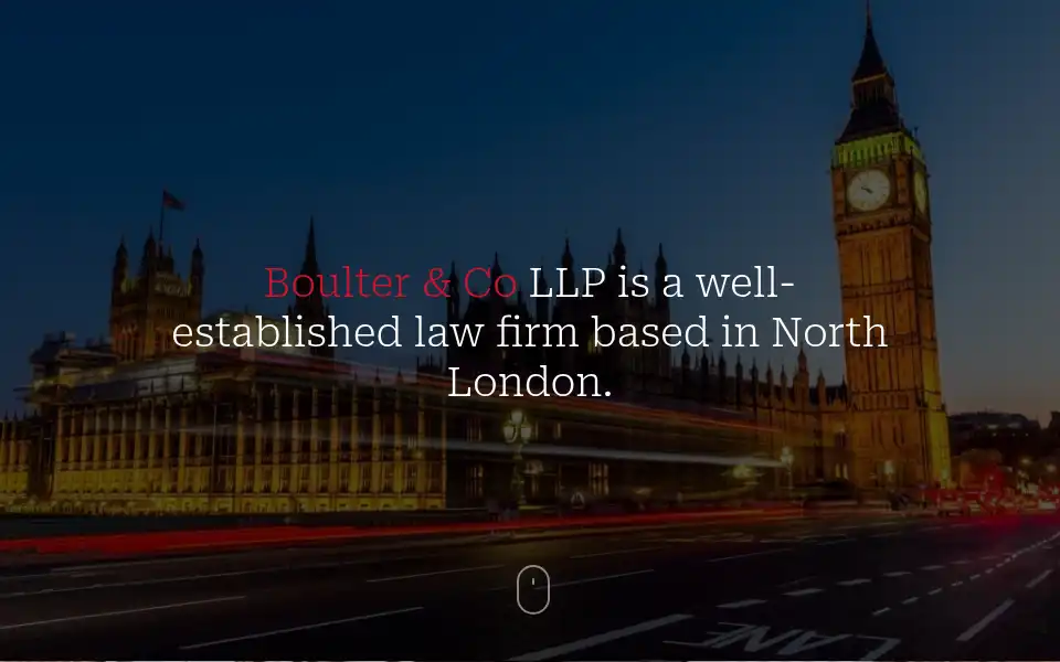Screenshot of boulterandco.com