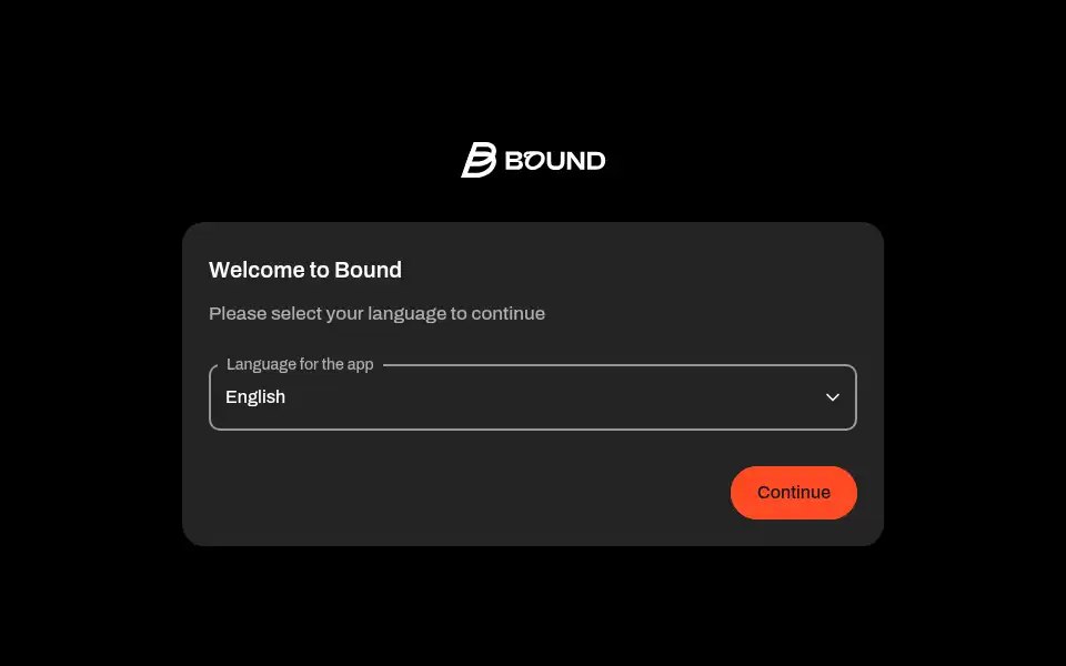 Screenshot of bound.site