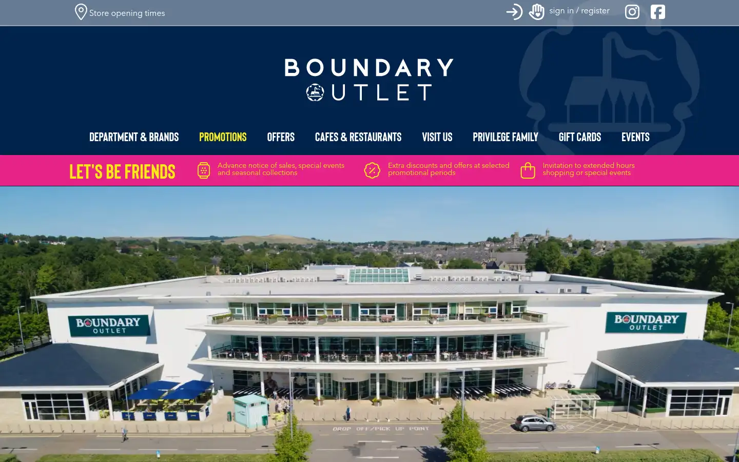 Screenshot of boundarymill.co.uk