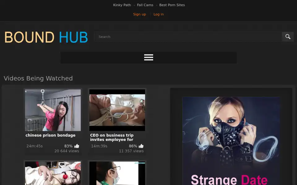 Screenshot of boundhub.com