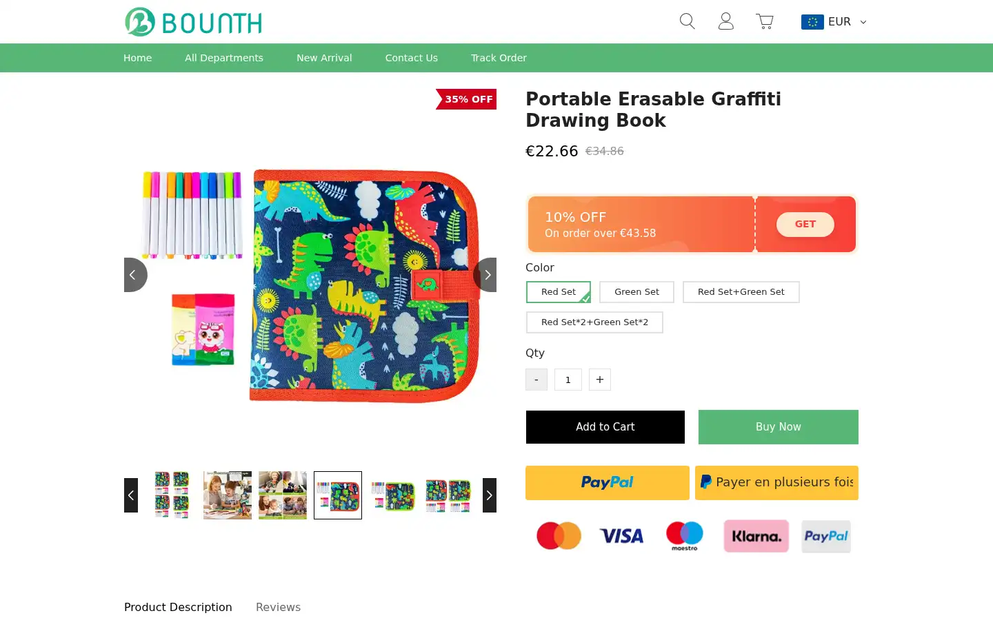 Screenshot of bounth.com